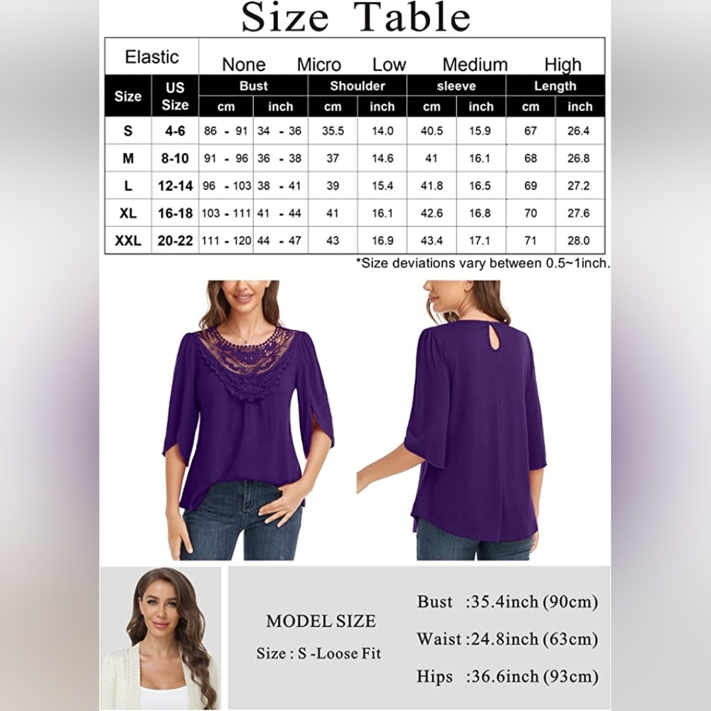 Petal Sleeve Blouse - Picture 4 of 4